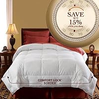 Pacific Coast Luxury Year Round Oversized Down Comforter (Queen/Full 90 x 98)