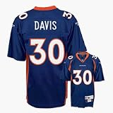 Terrell Davis 1998 Denver Broncos #30 Gridiron Classics Premier Throwback Reebok NFL Football Jersey
