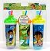 Munchkin Go Diego Go Insulated Spill Proof Straw Cups 3/Pk -Boys BPA FREE