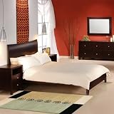 Canova Platform Bed in Cappuccino Size: California King