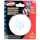 AO Safety 95191 Replacement Filters for Woodworker's Respirator, 4-Pack