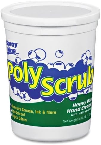 Wholesale CASE of 10 - Permatex Poly Scrub Industrial Strgth Hand Cleaner-Polyscrub Hand Cleaner, 3.8lbs, Green