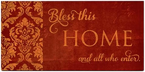 Bless this home and all who enter sign or plaque.