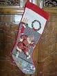 Gorgeous Handmade Christmas Wool Needlepoint Stocking A