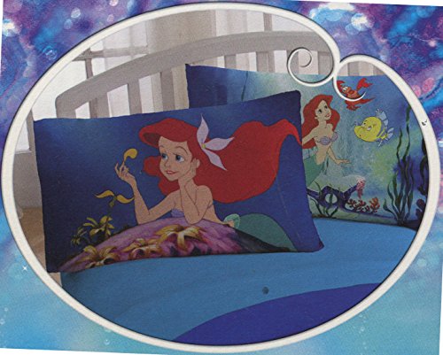 Disney Ariel The Little Mermaid Reversible Pillowcase