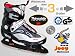 Sports : Hudora joey Semisoft Schlittschuhe mit Tasche schwarz/rot T&Uuml;V/GS NEU versch. Gr&ouml;&szlig;en