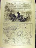 1890 STANLEY ENGLAND EXPLORER MAP ZANZIBAR AFRICA