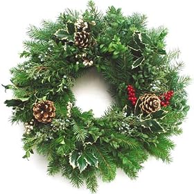 20" Fresh Oregon Coastal Holiday Wreath