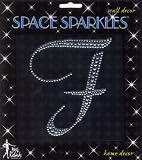 Script F Rhinestone Wall Sticker by Mark Richards