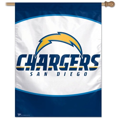 NFL Vertical San Diego Chargers Flag / Banner