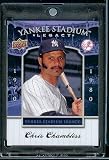 2008 Upper Deck Yankee Stadium Legacy Collection # 50 Chris Chambliss - New York Yankees - Limited Edition MLB Baseball Card in Protective Screw Down Display Case!