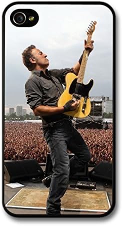 AMAF ? Accessories Bruce Springsteen Concert Live Yellow Guitar case for iPhone 4 4S A5617
