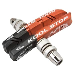 Kool-Stop Dual Compound Mountain Pads for Linear Pull Brakes Threaded