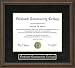 Oakland Community College Diploma Frame