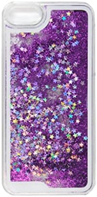 iPhone 7 (4.7)inhc Case,iPhone 7 Case,GUANGHE Creative Design Flowing Liquid Floating Glitter Sparkle Stars Hard Case For iPhone 7 (4.7)inhc (2016) (Purple)