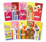 Second Nature Kid's Party Collection 10 Birthday Cards each with a Balloon