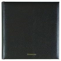 Tudor Photo Leather Photo Album, Dark Brown, Holds 200, 4 x 6 Photos