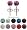 ONE PAIR of Crystal Stud Earrings by GlitZ JewelZ &Acirc;&copy; - 1/4' (6MM) - made with over 70 crystals - bling bling!! Comes packed in a lovely velvet pouch - For the matching pendant (2nd picture ) and other colors/sizes choose from the menu below
