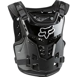 Fox Racing Proframe LC Youth Boys Roost Deflector MotoX/Off-Road/Dirt Bike Motorcycle Body Armor - Black