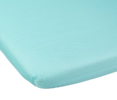 AeroSleep AC-080-040-AB - Baby Fitted Sheet, 40 x 80 cm, aqua blue Preisvergleich