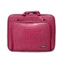 CaseCrown Double Memory Foam Padded Laptop Case with Front Pocket (Alligator Hot Pink) for 15" - 15.6" Laptop