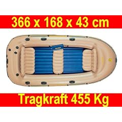 Intex Boot Angelboot Schlauchboot aufr�stbar zum Motorboot m�glich Gr�sse 366x168cm 455kg/5Pers. 68325 Excursion 5