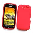 HTC myTouch 4G / myTouch HD (T-Mobile) Silicone Skin Case, Red