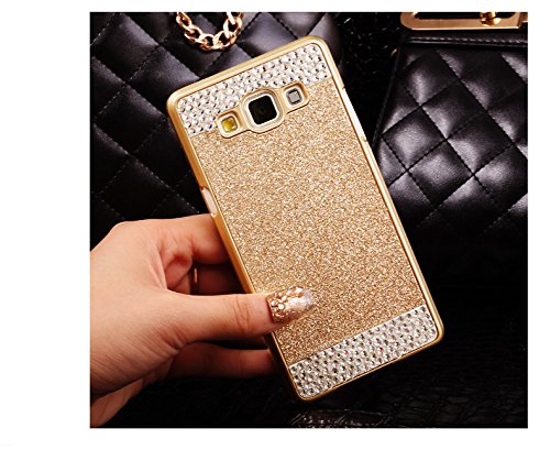 For Galaxy Grand Prime G530 Case,JANDM Shining Bling Crystal Diamond Glitter Hard Back Case Skin Cover for Samsung Galaxy Grand Prime G530 G5308W (Gold)