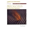 Student Solutions Manual for Cohen's Precalculus: With Unit Circle Trigonometry, 4th