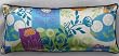 Lavender Eye Pillow Contemporary Blue Floral Design