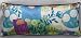Lavender Eye Pillow Contemporary Blue Floral Design