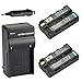 DSTE® 2x NP-F550 Battery + DC01 Travel and Car Charger Adapter for Sony CCD-RV100 CCD-RV200 CCD-SC5 CCD-SC9 CCD-TR1 CCD-TR215 CCD-TR940 CCD-TR917 Camera as NP-F330 NP-F530 NP-F570