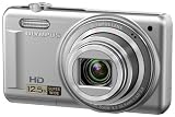 Produkt-Bild: Olympus VR-325 Digitalkamera (14 Megapixel, 12-fach opt. Zoom, 7,6 cm (3 Zoll) Display, bildstabilisiert) inkl. Tasche und 4GB SD-Speicherkarte silber