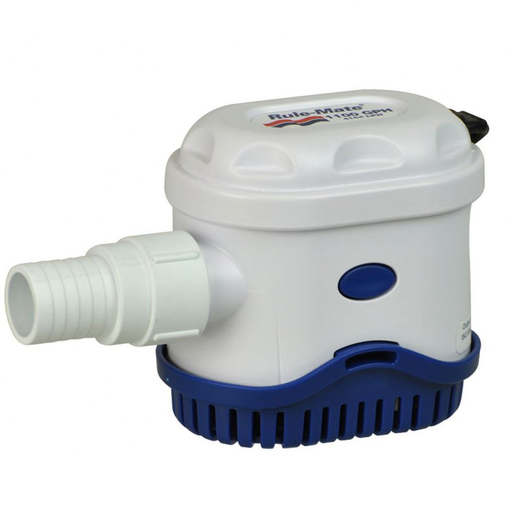 RuleMate 24v 1100gph Marine Bilge Pump RM1100A24 NIB 80 OBO