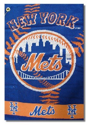 New York Mets Jacquard Woven Golf Towel
