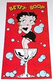 Betty Boop Beach Towel bubbles 30 x 60
