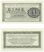 Germany 1944 1 Reichsmark, Pick M38. Wehrmacht issue.