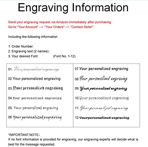 MeMeDIY 2PCS Black Stainless Steel Pendant Necklace Heart Key Arrow Couples ,come with 2 Chains - Customized Engraving