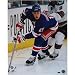 Sporting Goods : Brandon Dubinsky New York Rangers - Carrying Puck Behind Net - Autographed 8x10 Photograph