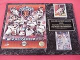 2010 San Francisco Giants World Series Champions 2 Card Collector Plaque
