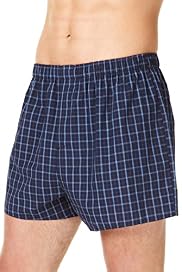 3 Pack Check Woven Boxers