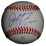 Jeff Francis Autographed ROLB Baseball, Cincinnati Reds, Colorado Rockies, Proof Photo of Jeff Signing for Us.
