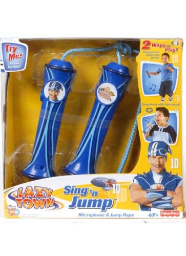 Childrens Toyshop  Toys : Lazy Town Sing & Jump - Sportacus