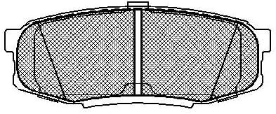 SB BP21784 - Japanese Manufactured, Premium Dust-less Brake Pads
