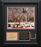 Kasey Kahne - 2006 Lowe's - Framed 8x10 Photographed with Autographed Cut and Race Used Tire Piece