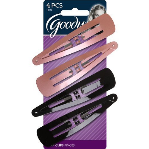 Goody Classics Snap Clips, X-Large, 4 Count