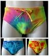 Tie Dye Drawstring Bikini Brief Sizes SM-XXL