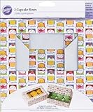 Wilton 415-1207 2-Pack 6 Cavity Cupcake Box, Heaven