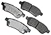 Akebono ACT1100 Proact Ultra Premium Ceramic Disc Brake Pad kit, GREY
