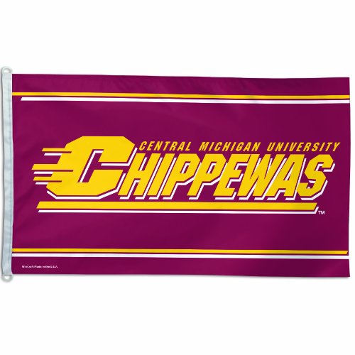NCAA Central Michigan Chippewas foot Flag